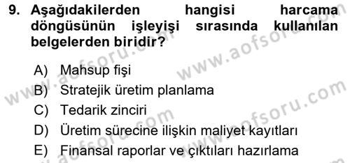 Turizmde Otomasyon Sistemleri Dersi 2021 - 2022 Yılı Yaz Okulu Sınav Soruları 9. Soru