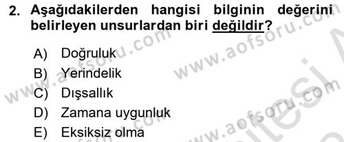 Turizmde Otomasyon Sistemleri Dersi 2023 - 2024 Yılı (Final) Dönem Sonu Sınav Soruları 2. Soru