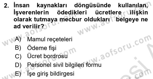 Turizmde Otomasyon Sistemleri Dersi 2023 - 2024 Yılı Yaz Okulu Sınav Soruları 2. Soru
