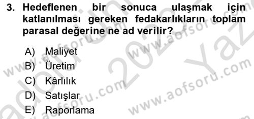 Turizmde Otomasyon Sistemleri Dersi 2023 - 2024 Yılı Yaz Okulu Sınav Soruları 3. Soru