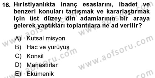 Turist Rehberliği Dersi 2020 - 2021 Yılı Yaz Okulu Sınav Soruları 16. Soru
