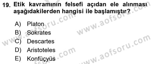 Turist Rehberliği Dersi 2021 - 2022 Yılı (Final) Dönem Sonu Sınav Soruları 19. Soru