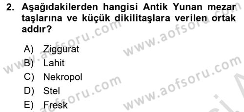 Turist Rehberliği Dersi 2021 - 2022 Yılı (Final) Dönem Sonu Sınav Soruları 2. Soru
