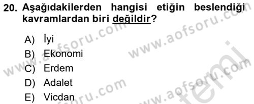 Turist Rehberliği Dersi 2021 - 2022 Yılı (Final) Dönem Sonu Sınav Soruları 20. Soru