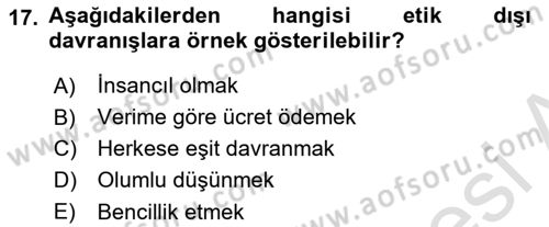 Turist Rehberliği Dersi 2023 - 2024 Yılı (Final) Dönem Sonu Sınav Soruları 17. Soru