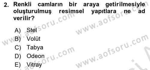 Turist Rehberliği Dersi 2024 - 2025 Yılı (Vize) Ara Sınav Soruları 2. Soru