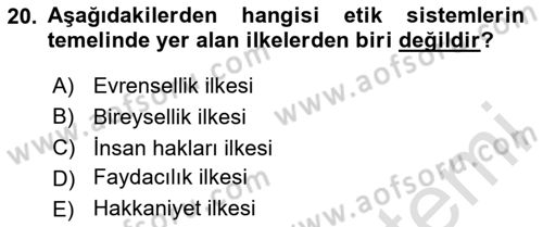 Turist Rehberliği Dersi 2024 - 2025 Yılı (Final) Dönem Sonu Sınav Soruları 20. Soru