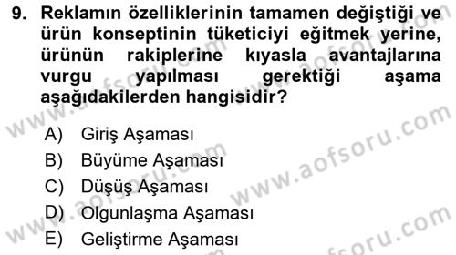 Turizmde Girişimcilik Ve İnovasyon Dersi 2023 - 2024 Yılı (Final) Dönem Sonu Sınav Soruları 9. Soru