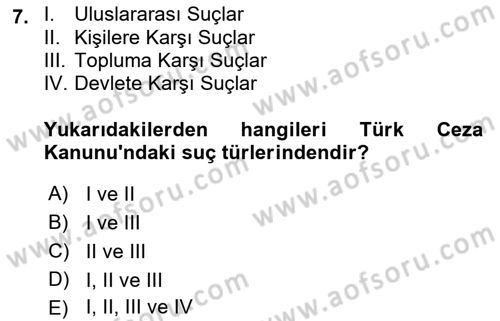 Turizm Ve Güvenlik Dersi 2021 - 2022 Yılı (Vize) Ara Sınav Soruları 7. Soru