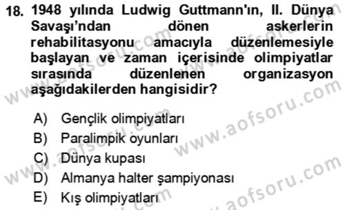 Kongre ve Etkinlik Yönetimi Dersi 2021 - 2022 Yılı Yaz Okulu Sınav Soruları 18. Soru