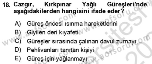 Kongre ve Etkinlik Yönetimi Dersi 2023 - 2024 Yılı (Final) Dönem Sonu Sınav Soruları 18. Soru