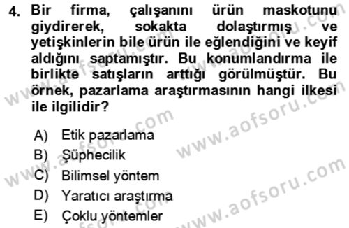 Kongre ve Etkinlik Yönetimi Dersi Yaz Okulu Sınavı Deneme Sınav Soruları 4. Soru