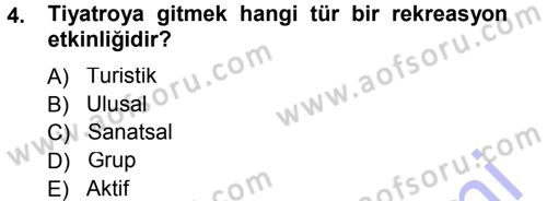 Otel İşletmelerinde Destek Hizmetleri Dersi 2012 - 2013 Yılı (Final) Dönem Sonu Sınav Soruları 4. Soru