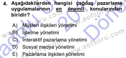 Otel İşletmelerinde Destek Hizmetleri Dersi 2015 - 2016 Yılı (Final) Dönem Sonu Sınav Soruları 4. Soru