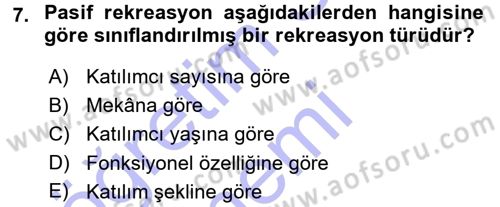 Otel İşletmelerinde Destek Hizmetleri Dersi 2015 - 2016 Yılı (Final) Dönem Sonu Sınav Soruları 7. Soru