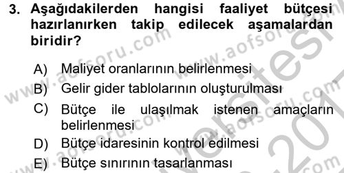 Otel İşletmelerinde Destek Hizmetleri Dersi 2016 - 2017 Yılı 3 Ders Sınav Soruları 3. Soru