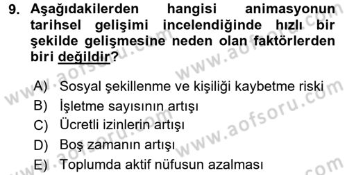 Otel İşletmelerinde Destek Hizmetleri Dersi 2016 - 2017 Yılı (Final) Dönem Sonu Sınav Soruları 9. Soru