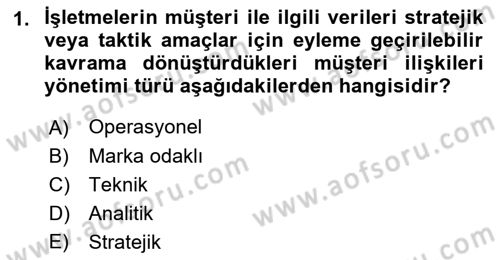 Turizm Ve İletişim Dersi 2021 - 2022 Yılı (Vize) Ara Sınav Soruları 1. Soru