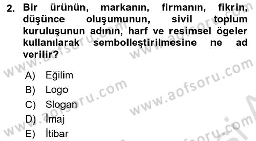 Turizm Ve İletişim Dersi 2023 - 2024 Yılı (Final) Dönem Sonu Sınav Soruları 2. Soru