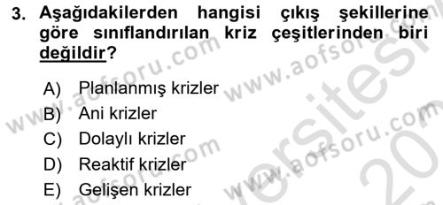 Turizm Ve İletişim Dersi 2024 - 2025 Yılı (Final) Dönem Sonu Sınav Soruları 3. Soru