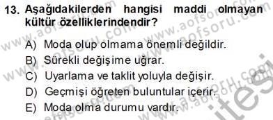 Turizm Coğrafyası Dersi Ara Sınavı Deneme Sınav Soruları 13. Soru