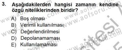 Turizm Coğrafyası Dersi 2014 - 2015 Yılı (Vize) Ara Sınav Soruları 3. Soru