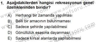 Turizm Coğrafyası Dersi 2015 - 2016 Yılı (Final) Dönem Sonu Sınav Soruları 1. Soru