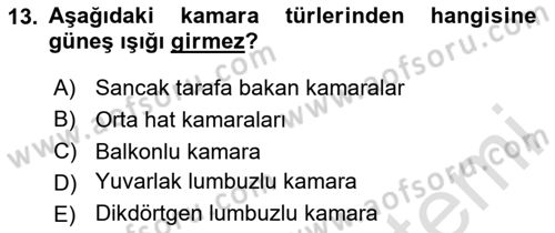 Deniz Turizmi İşletmeciliği Dersi 2024 - 2025 Yılı (Vize) Ara Sınav Soruları 13. Soru