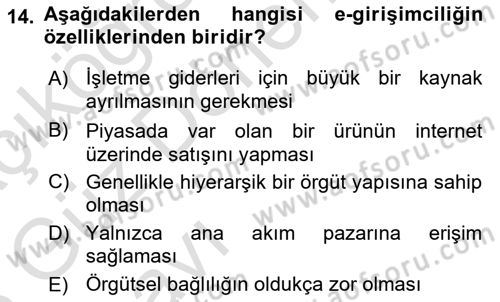 Turizmde Güncel Yaklaşımlar Dersi 2022 - 2023 Yılı (Vize) Ara Sınav Soruları 14. Soru