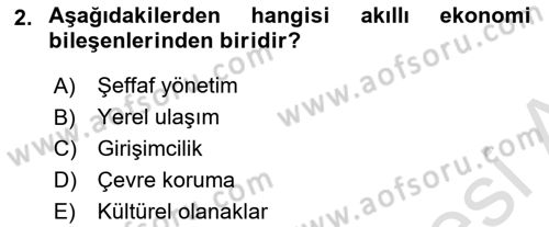 Turizmde Güncel Yaklaşımlar Dersi 2023 - 2024 Yılı (Final) Dönem Sonu Sınav Soruları 2. Soru