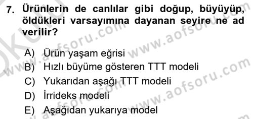 Toplum Temelli Turizm Dersi 2021 - 2022 Yılı Yaz Okulu Sınav Soruları 7. Soru