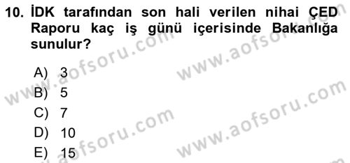 Sürdürülebilir Turizm Dersi 2024 - 2025 Yılı (Vize) Ara Sınav Soruları 10. Soru