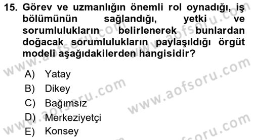 Sürdürülebilir Turizm Dersi 2024 - 2025 Yılı (Vize) Ara Sınav Soruları 15. Soru