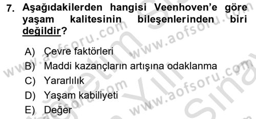 Sürdürülebilir Turizm Dersi 2024 - 2025 Yılı (Final) Dönem Sonu Sınav Soruları 7. Soru