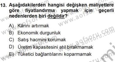 Tur Planlaması ve Yönetimi Dersi 2013 - 2014 Yılı (Final) Dönem Sonu Sınav Soruları 13. Soru