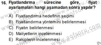 Tur Planlaması ve Yönetimi Dersi 2014 - 2015 Yılı (Final) Dönem Sonu Sınav Soruları 16. Soru