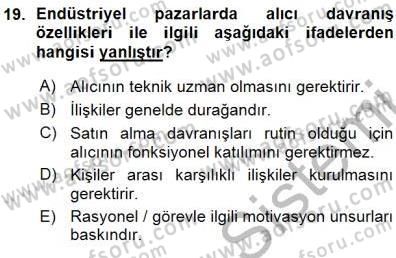 Tur Planlaması ve Yönetimi Dersi 2015 - 2016 Yılı (Vize) Ara Sınav Soruları 19. Soru