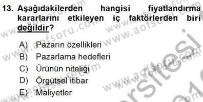 Tur Planlaması ve Yönetimi Dersi 2015 - 2016 Yılı (Final) Dönem Sonu Sınav Soruları 13. Soru