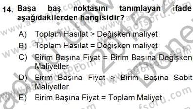 Tur Planlaması ve Yönetimi Dersi 2015 - 2016 Yılı (Final) Dönem Sonu Sınav Soruları 14. Soru