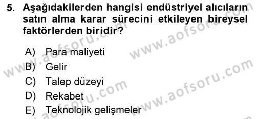 Tur Planlaması ve Yönetimi Dersi 2016 - 2017 Yılı (Vize) Ara Sınav Soruları 5. Soru