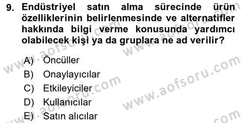 Tur Planlaması ve Yönetimi Dersi 2018 - 2019 Yılı Yaz Okulu Sınav Soruları 9. Soru