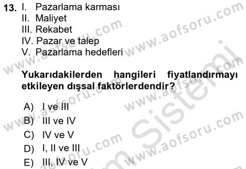 Tur Planlaması ve Yönetimi Dersi 2021 - 2022 Yılı (Final) Dönem Sonu Sınav Soruları 13. Soru