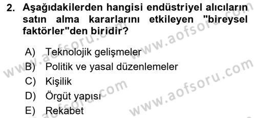 Tur Planlaması ve Yönetimi Dersi 2021 - 2022 Yılı Yaz Okulu Sınav Soruları 2. Soru