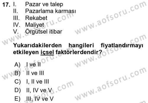 Tur Planlaması ve Yönetimi Dersi 2024 - 2025 Yılı (Final) Dönem Sonu Sınav Soruları 17. Soru
