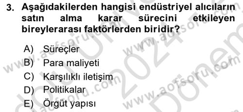 Tur Planlaması ve Yönetimi Dersi 2024 - 2025 Yılı (Final) Dönem Sonu Sınav Soruları 3. Soru
