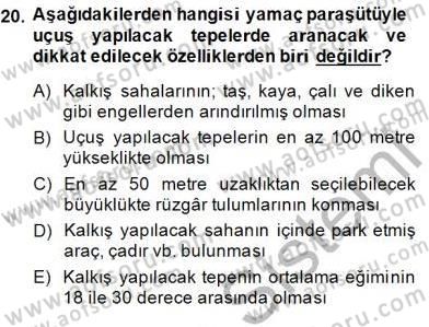 Alternatif Turizm Dersi 2014 - 2015 Yılı (Vize) Ara Sınav Soruları 20. Soru