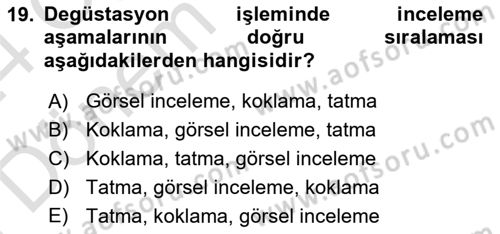 Alternatif Turizm Dersi 2023 - 2024 Yılı (Final) Dönem Sonu Sınav Soruları 19. Soru