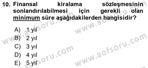 Turizm Mevzuatı Dersi 2022 - 2023 Yılı (Final) Dönem Sonu Sınav Soruları 10. Soru