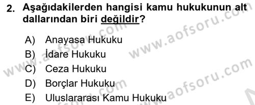 Turizm Mevzuatı Dersi 2023 - 2024 Yılı (Final) Dönem Sonu Sınav Soruları 2. Soru