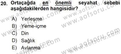 Seyahat Acentacılığı ve Tur Operatörlüğü Dersi 2015 - 2016 Yılı (Vize) Ara Sınav Soruları 20. Soru